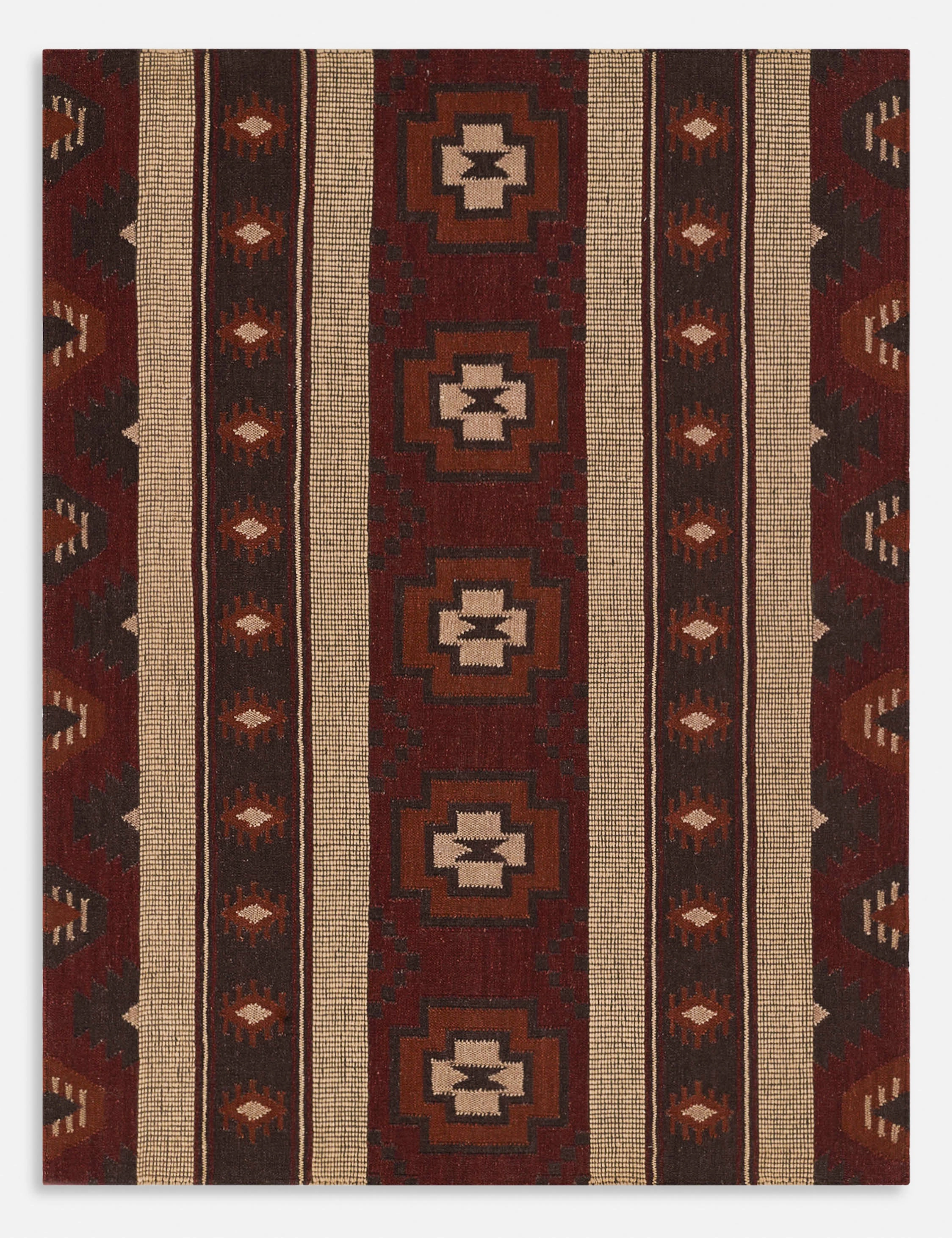 Batten Flatweave Wool Rug trendy fashion rug