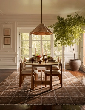 Baz Hand-Knotted Wool Rug trendy fashion rug
