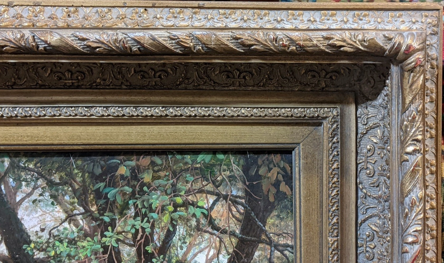 BEAUTIFUL ANTEBELLUM OIL PAINTING