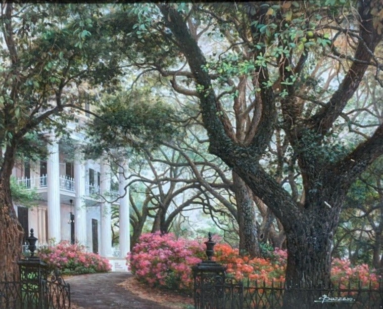 BEAUTIFUL ANTEBELLUM OIL PAINTING