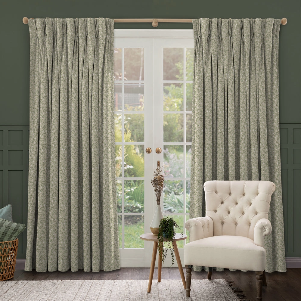 Bell Meadow Printed Cotton Fabric Hazel