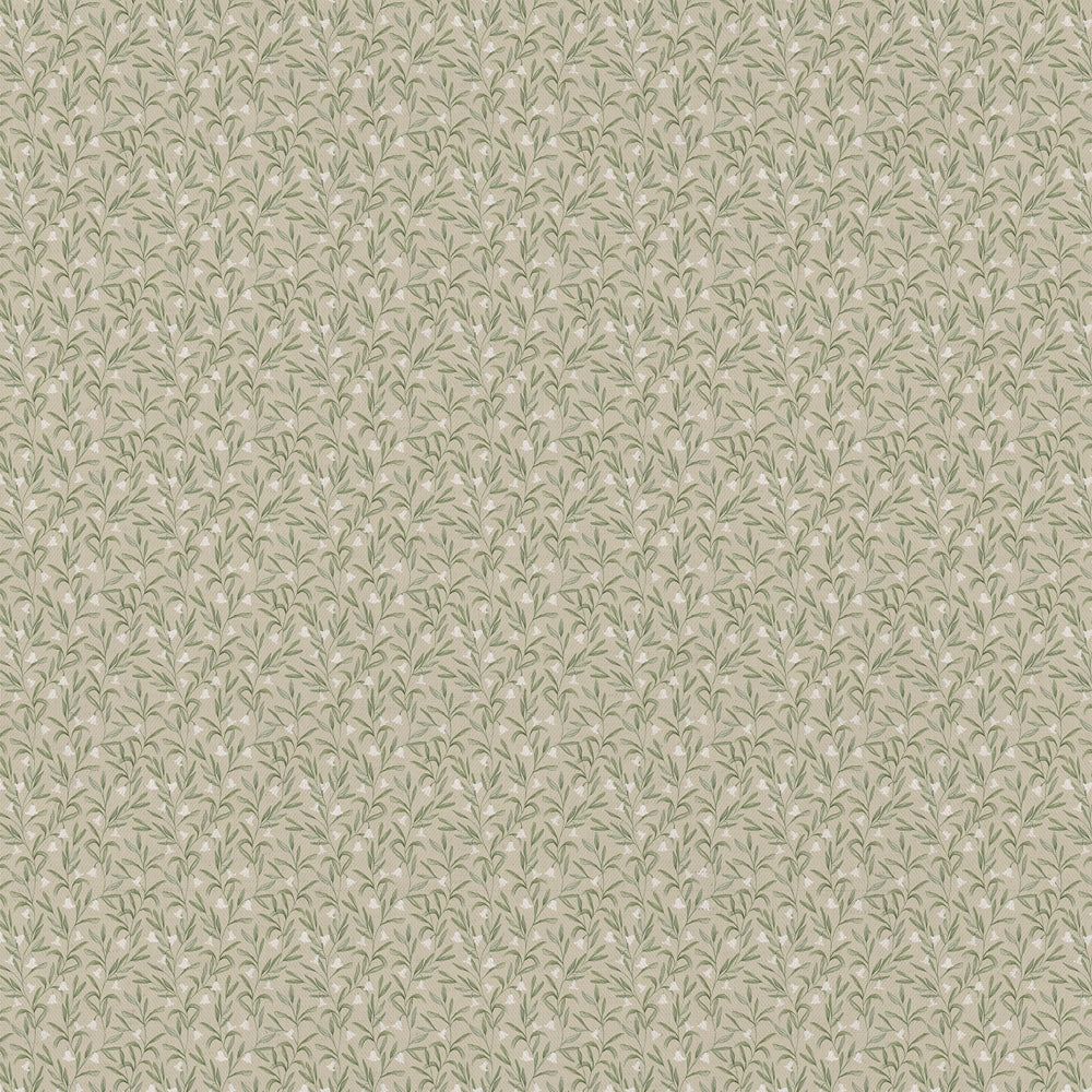 Bell Meadow Printed Cotton Fabric Hazel