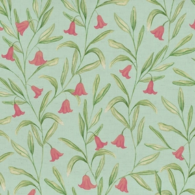 Bell Meadow Printed Cotton Fabric Oasis elegant table cloth  