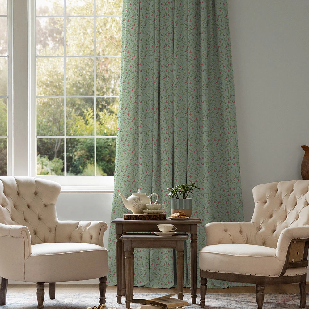 Bell Meadow Printed Cotton Fabric Oasis