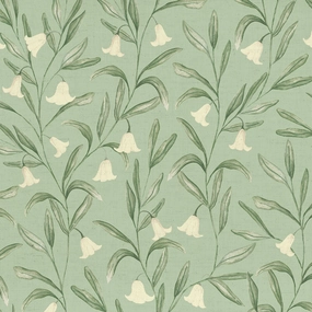 Bell Meadow Printed Cotton Fabric Verdure elegant table cloth  