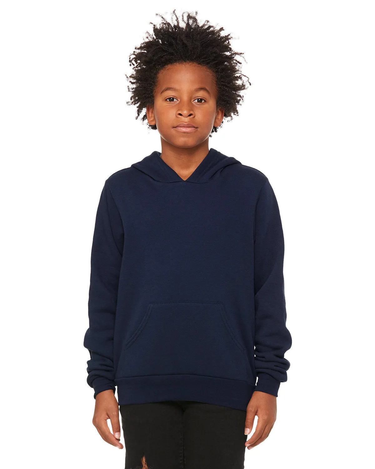 Bella   Canvas 3719Y Jugend-Sponge-Fleece-Pullover mit Kapuze
