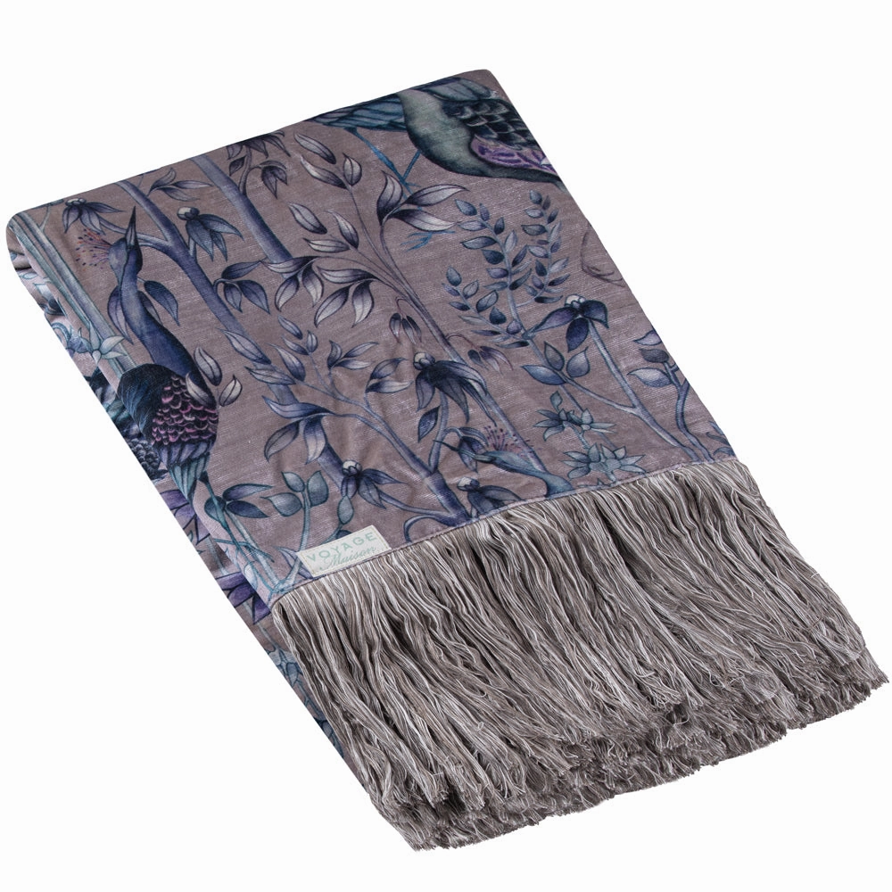 Bennu Printed Throw Willow