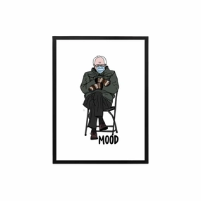Bernie Sanders Mood Print framed wall decor