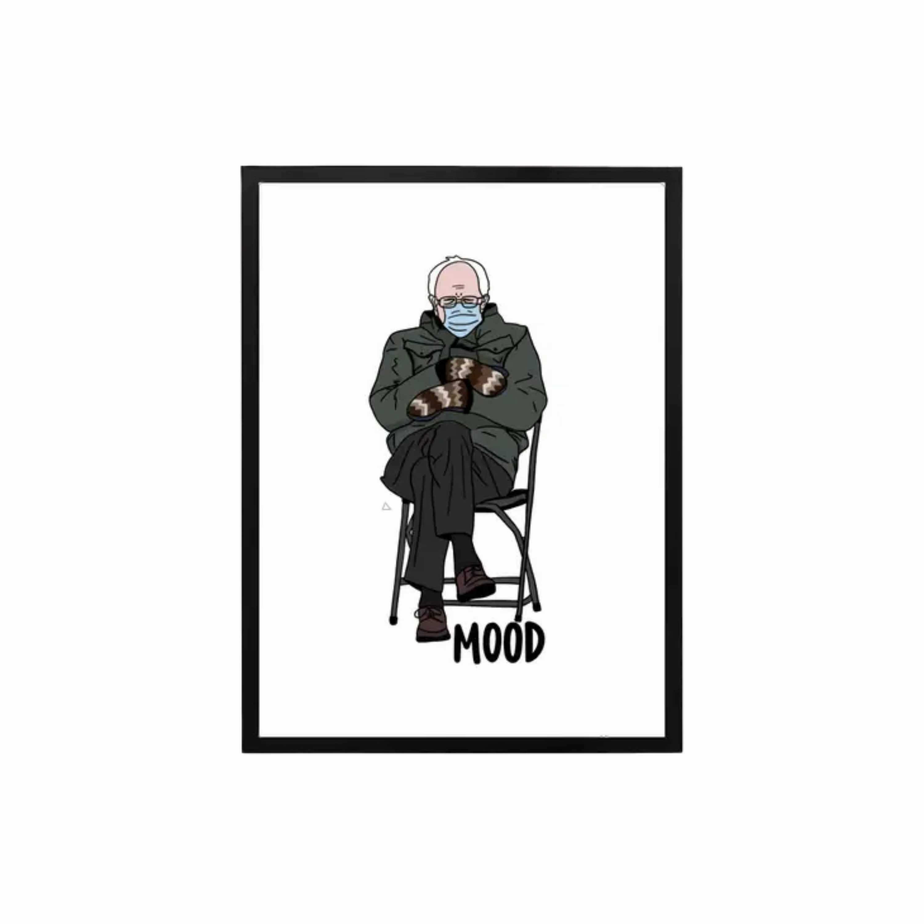 Bernie Sanders Mood Print framed wall decor