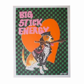 Big Stick Energy 11 x 14 Art Print framed wall decor