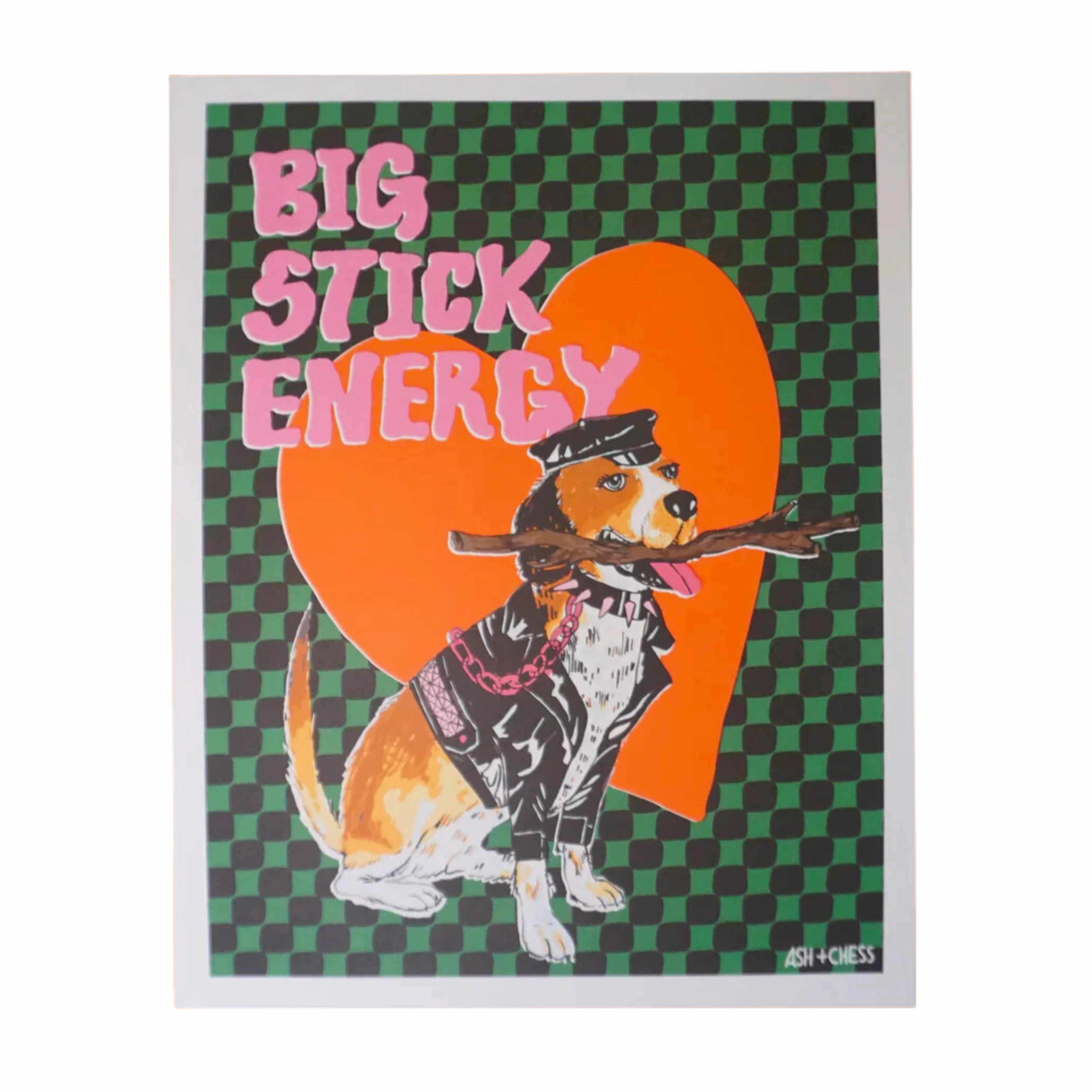 Big Stick Energy 11 x 14 Art Print framed wall decor
