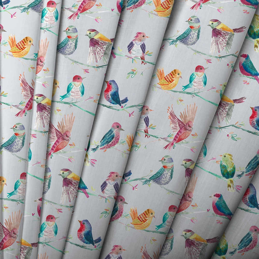 Birdy Branch Printed Cotton Fabric (By The Metre) Blossom