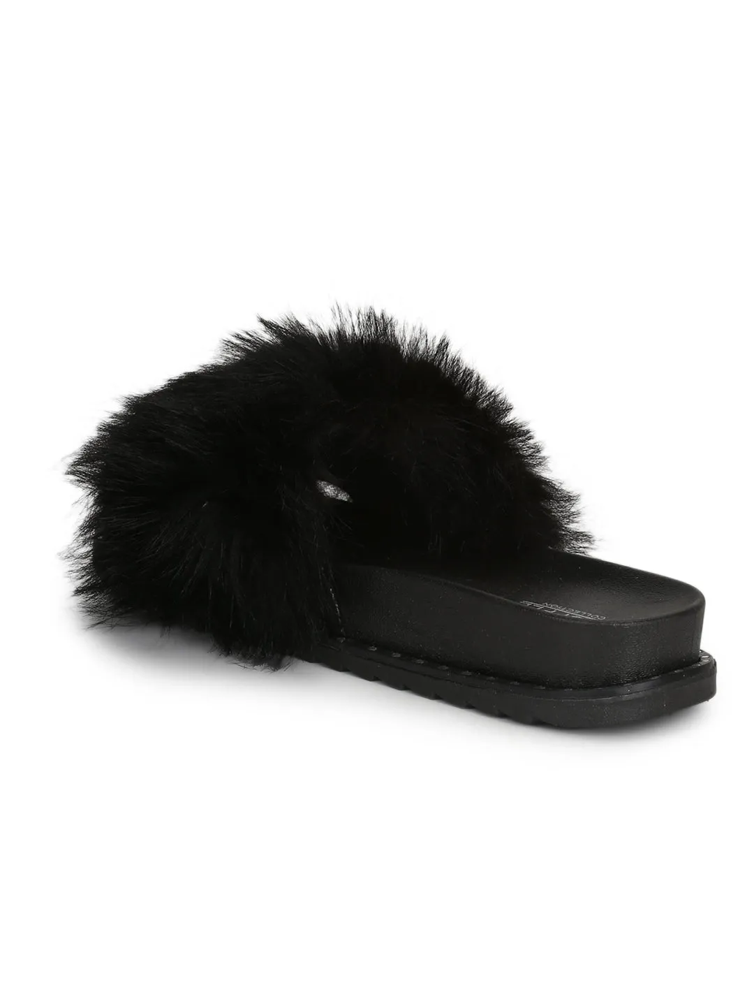 Schwarze Nietenbesetzte Slip-On Flats