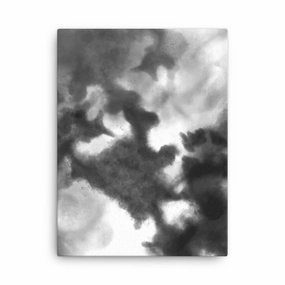Black Watercolor - Leinwand canvas mural art