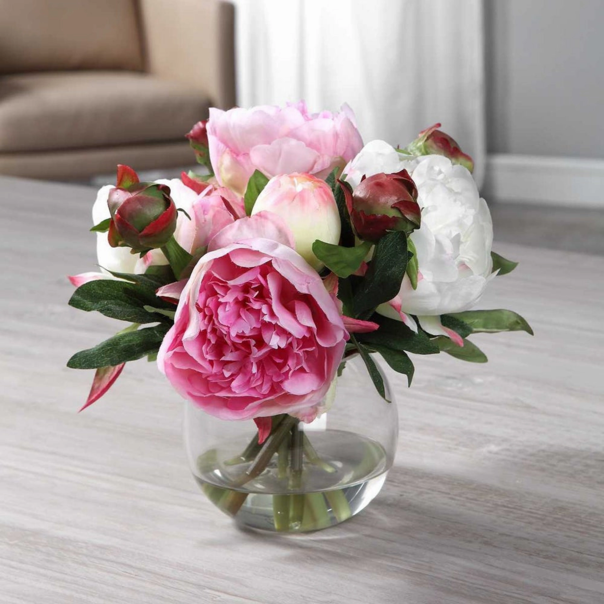 Blaire Faux Peony Bouquet