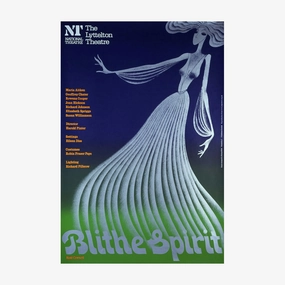 Blithe Spirit 1976 Print aesthetic poster wallpaper