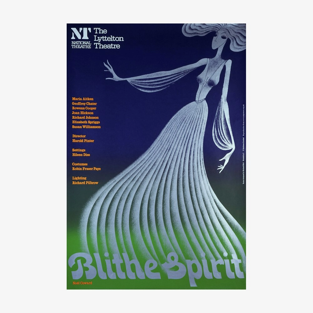 Blithe Spirit 1976 Print aesthetic poster wallpaper