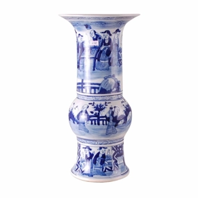 Blue & White Beaker Porcelain Vase home display ornament