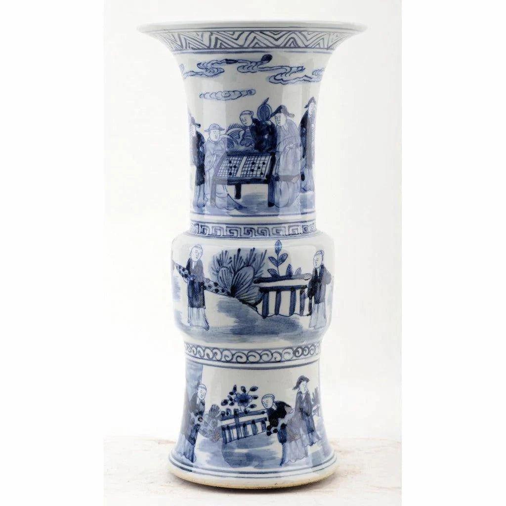 Blue and White Classic Porcelain Vase