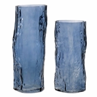 Blue Glass Vase ( Multiple Sizes) interior room decor