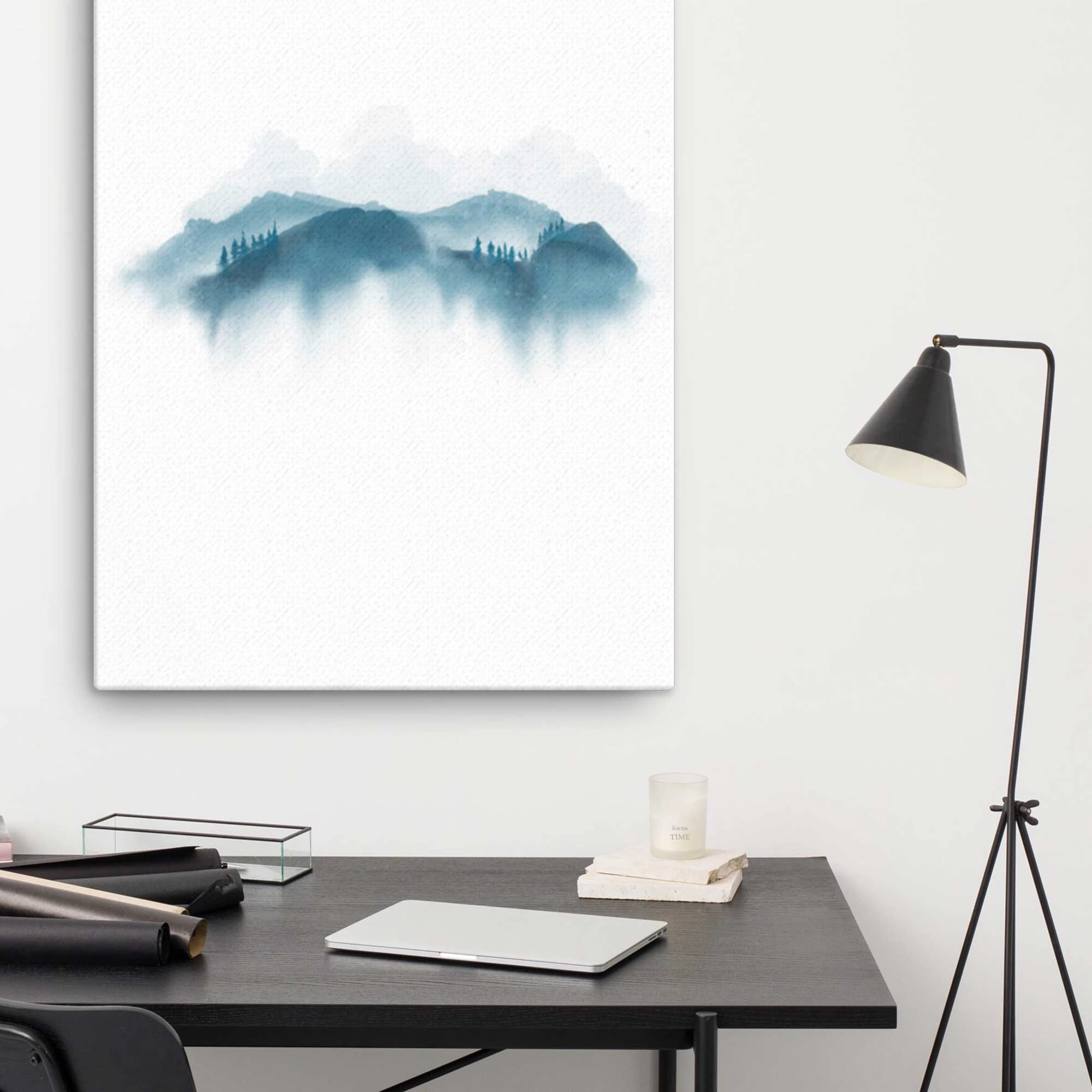blue mountains - canvas