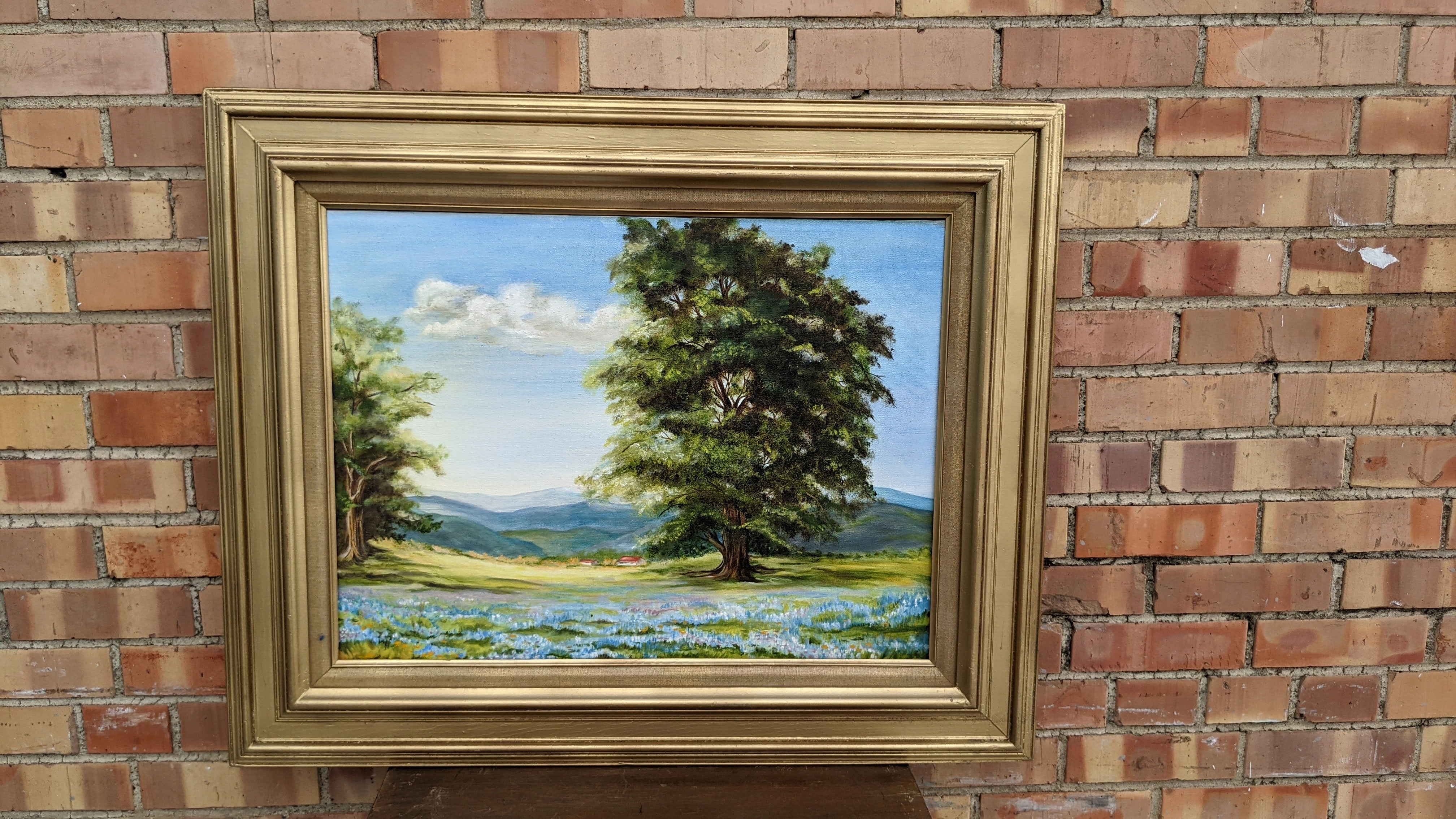 BLUEBONNET OIL PAINTING ON CANVAS