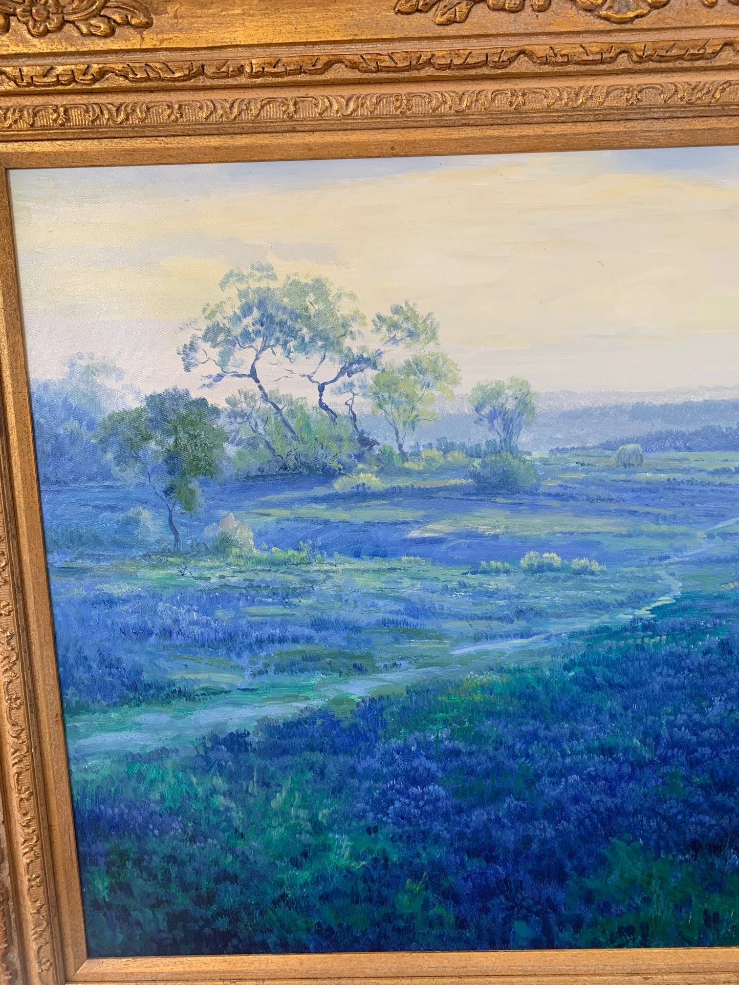 BLUEBONNET PAINTING SIGNED BY HARDY MARTIN