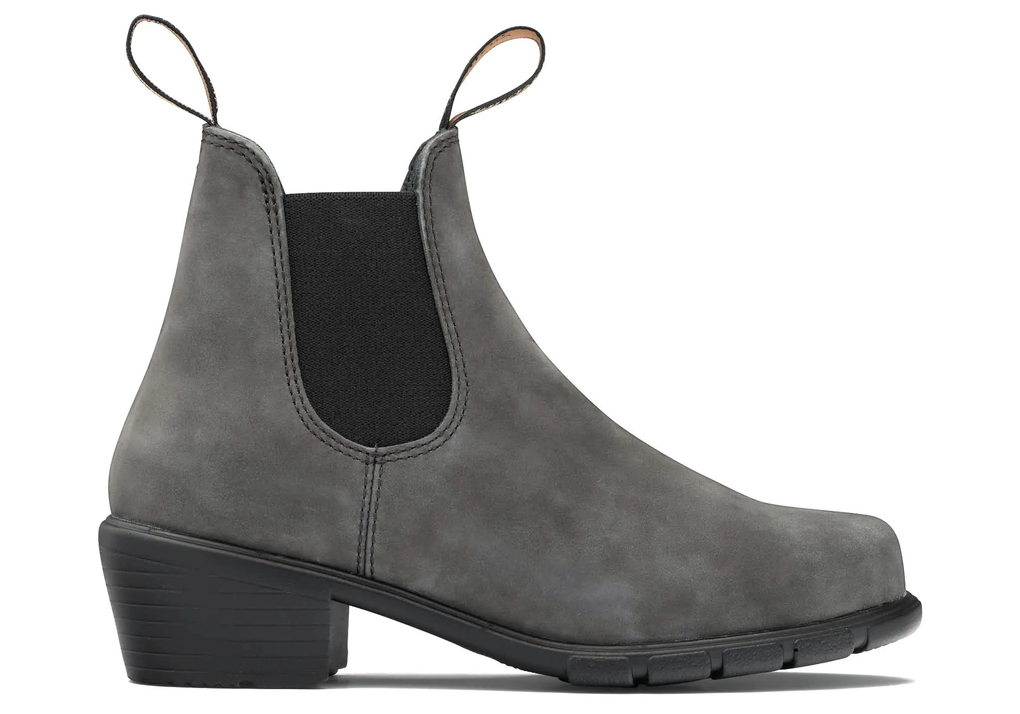 Blundstone Damen-Serie Absatz Rustikales Schwarz