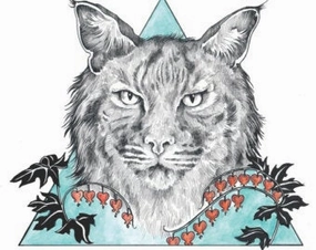 Bobcat Print framed wall decor