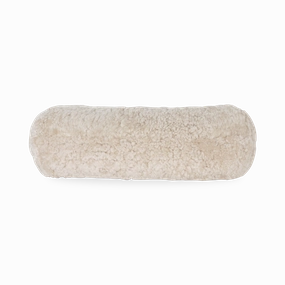 Bolster Sheepskin Pillow elegant wall decor