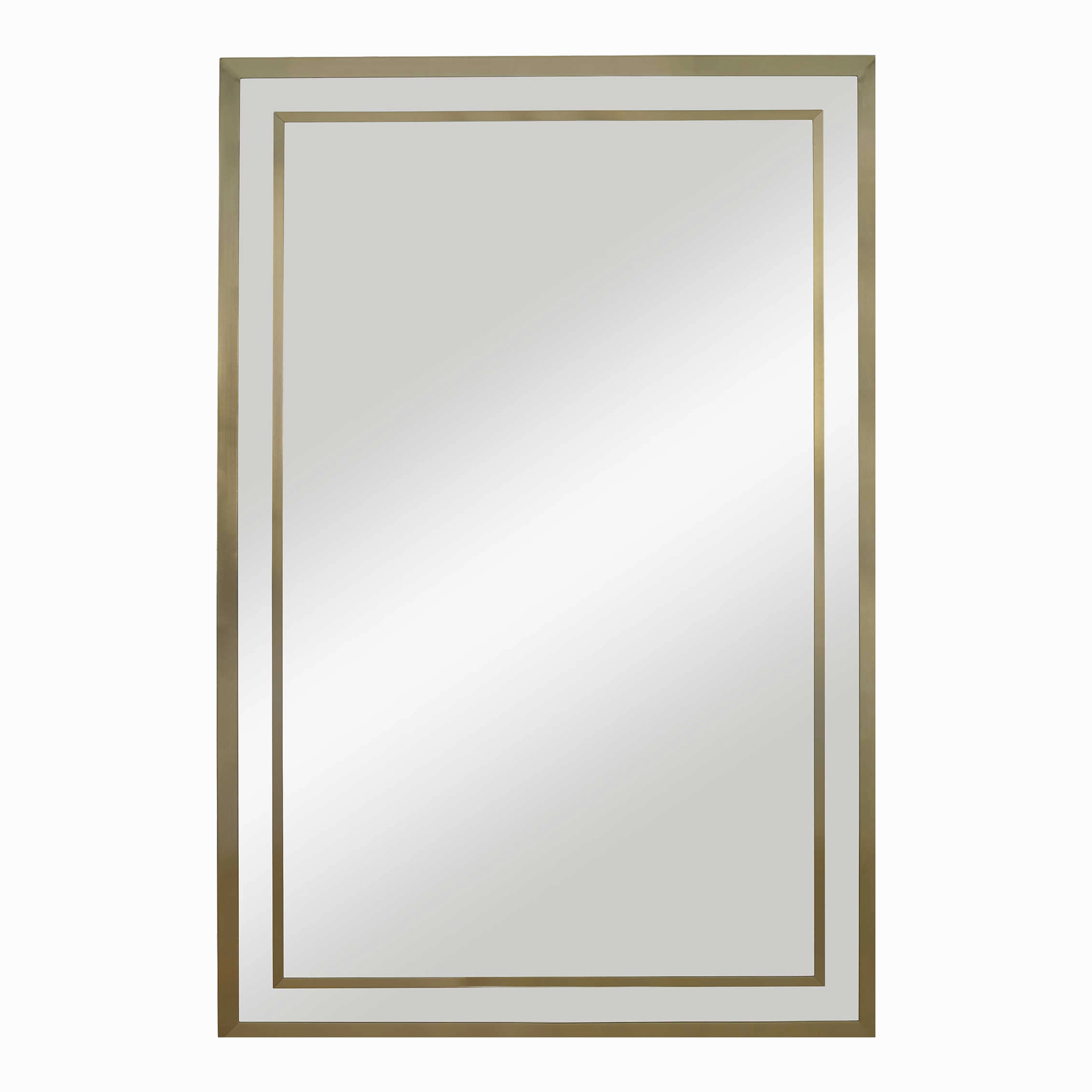 Border Wall Mirror Brass elegant wall decor