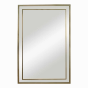 Border Wall Mirror Brass elegant wall decor