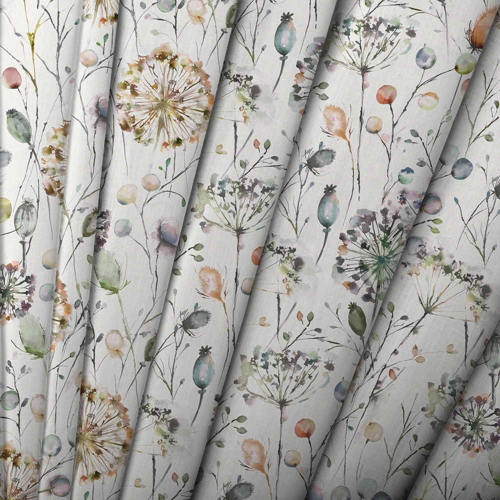 Boronia Ann Printed Made to Measure Curtains Coral