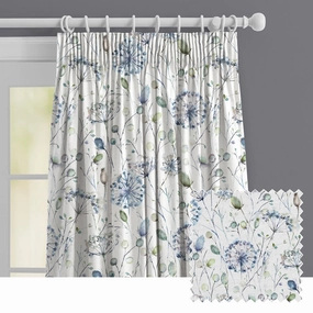 Boronia Ann Printed Made to Measure Curtains Crocus patterned fashion rug  