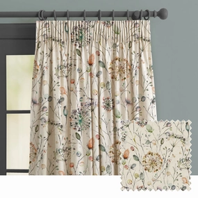 Boronia Fiona Printed Made to Measure Curtains Cloud patterned fashion rug  