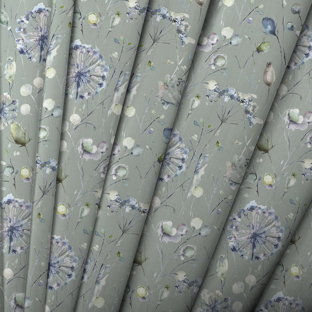 Boronia Fiona Printed Made to Measure Curtains Willow