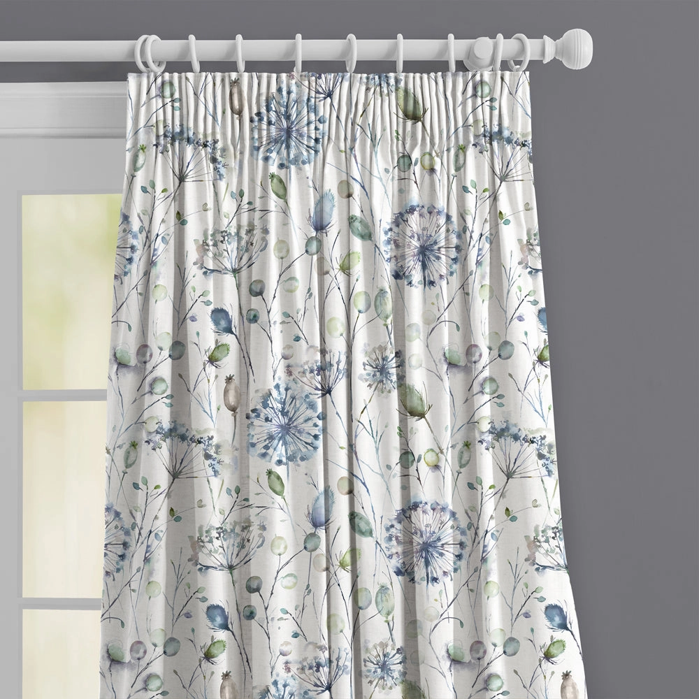 Boronia Printed Cotton Fabric (By The Metre) Crocus/Cream