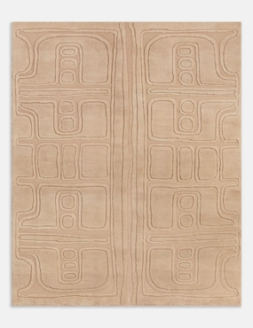 Bosa Hand-Knotted Wool Rug trendy fashion rug