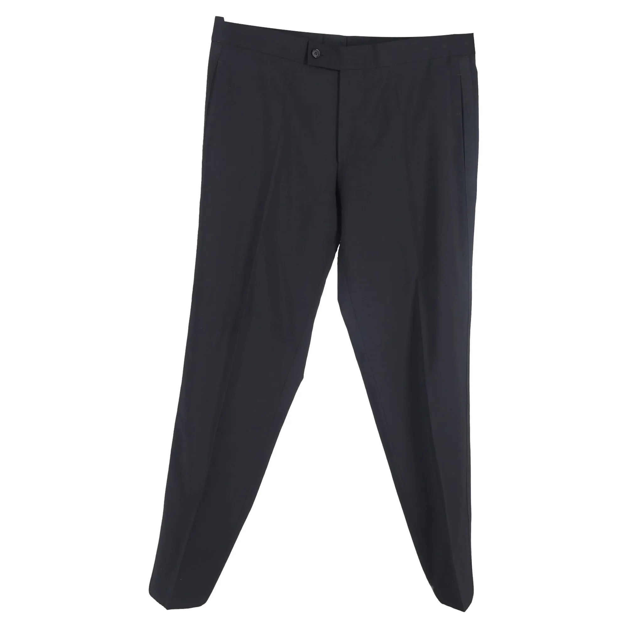 Boss von Hugo Boss Einreihiger Blazer und Hose Set in schwarzer Wolle