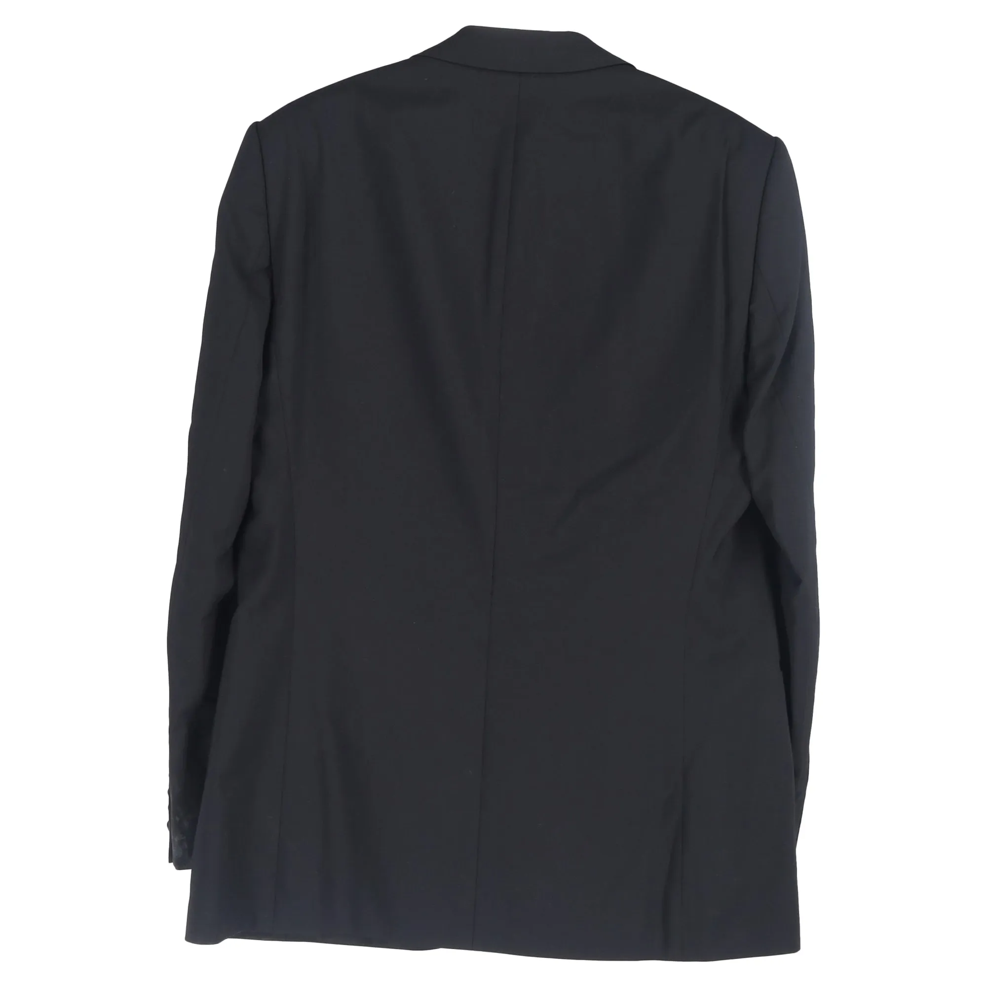 Boss von Hugo Boss Einreihiger Blazer und Hose Set in schwarzer Wolle