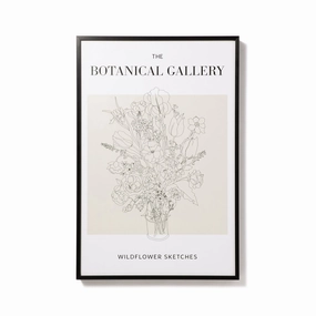 Botanical Gallery Art Board L framed wall decor