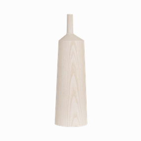 Bottiglia Ash Wood Vase elegant wall decor
