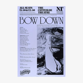 Bow Down 1977 Print aesthetic poster wallpaper
