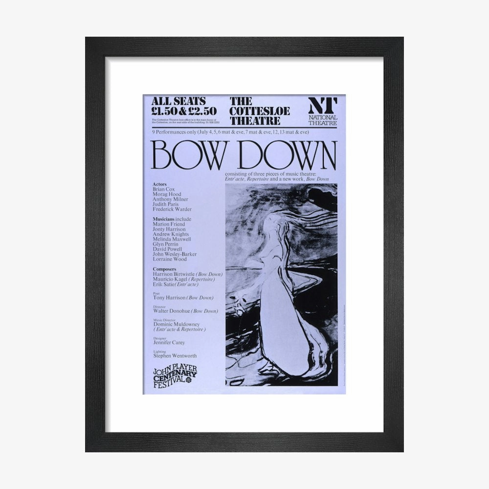 Bow Down 1977 Print