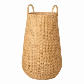 Braided Laundry Basket modern art object