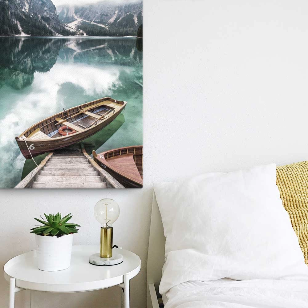 Braies Lake - canvas