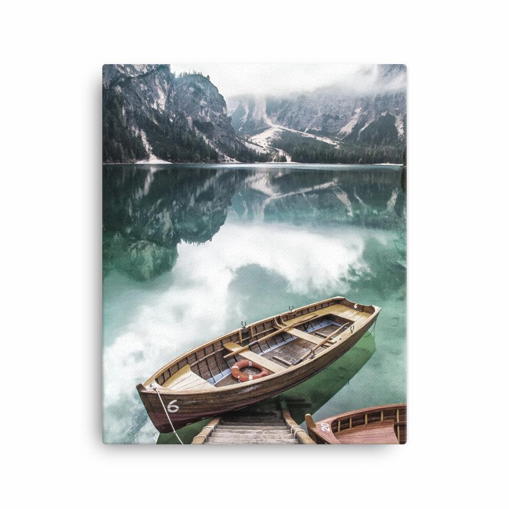 Braies Lake - canvas