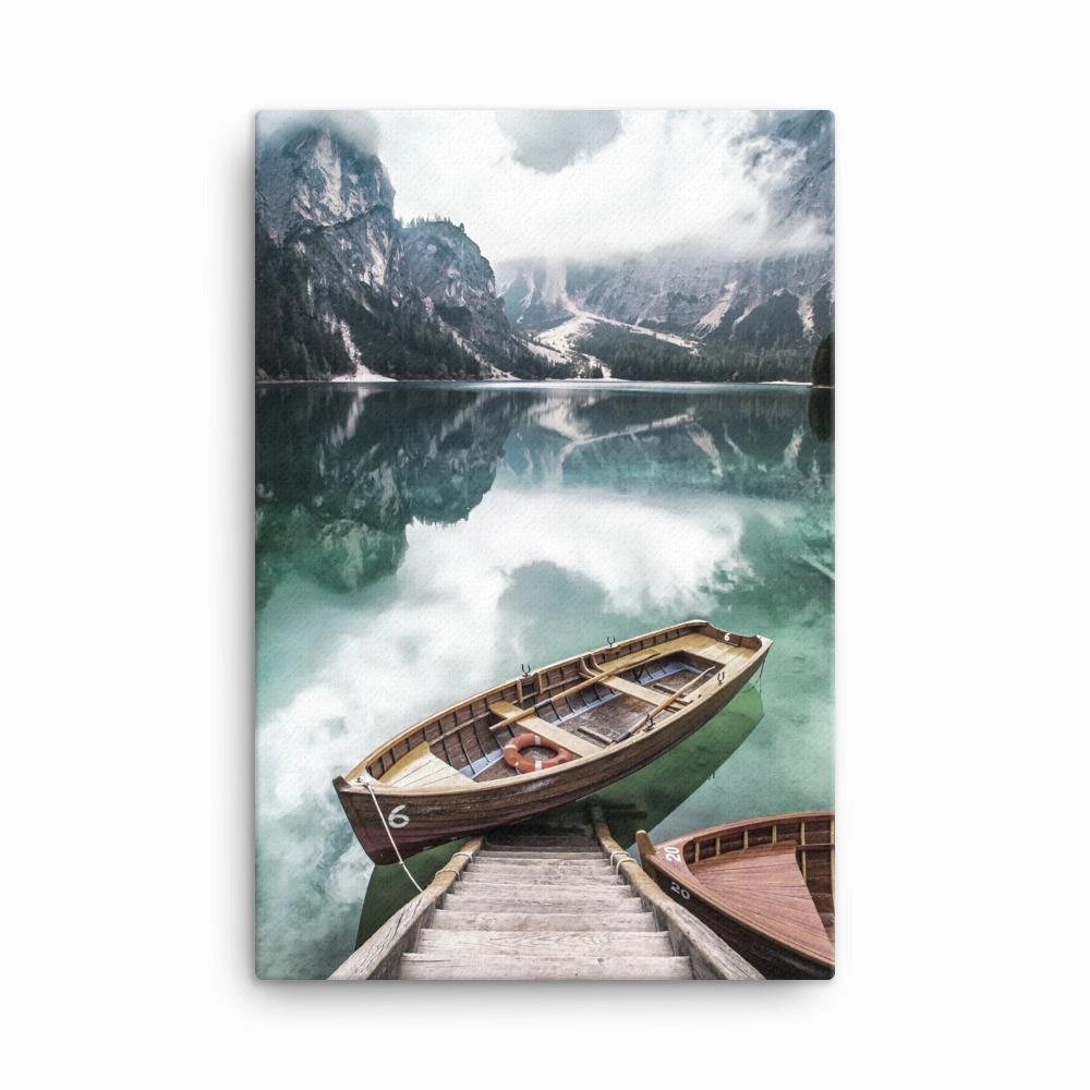 Braies Lake - canvas