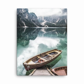 Braies Lake - canvas canvas mural art