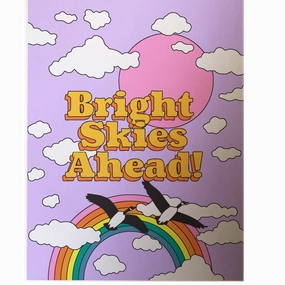 Bright Skies Ahead 11 x 14 Art Print framed wall decor